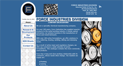 Desktop Screenshot of force-industries.com